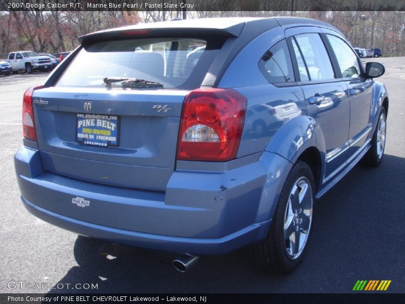 Marine Blue Pearl / Pastel Slate Gray 2007 Dodge Caliber R/T