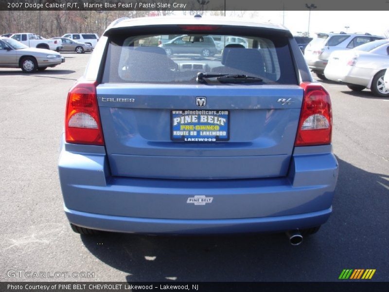 Marine Blue Pearl / Pastel Slate Gray 2007 Dodge Caliber R/T