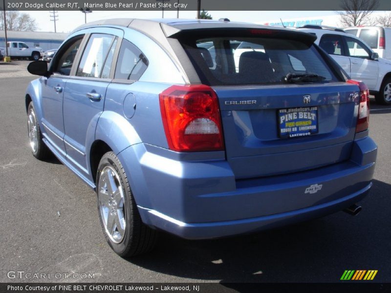Marine Blue Pearl / Pastel Slate Gray 2007 Dodge Caliber R/T