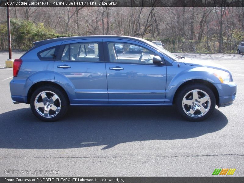 Marine Blue Pearl / Pastel Slate Gray 2007 Dodge Caliber R/T