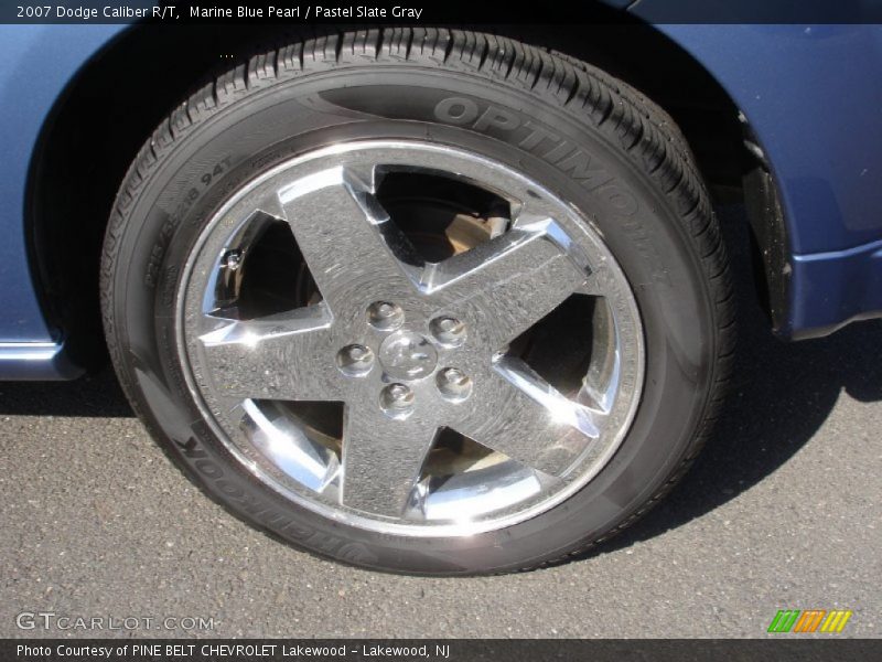 Marine Blue Pearl / Pastel Slate Gray 2007 Dodge Caliber R/T