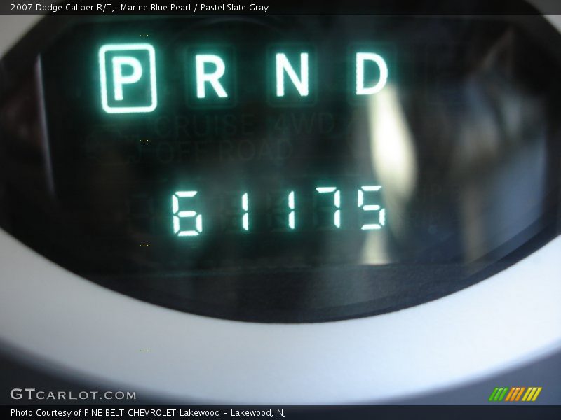 Marine Blue Pearl / Pastel Slate Gray 2007 Dodge Caliber R/T