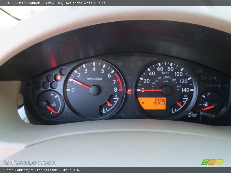  2012 Frontier SV Crew Cab SV Crew Cab Gauges