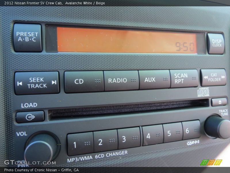 Audio System of 2012 Frontier SV Crew Cab