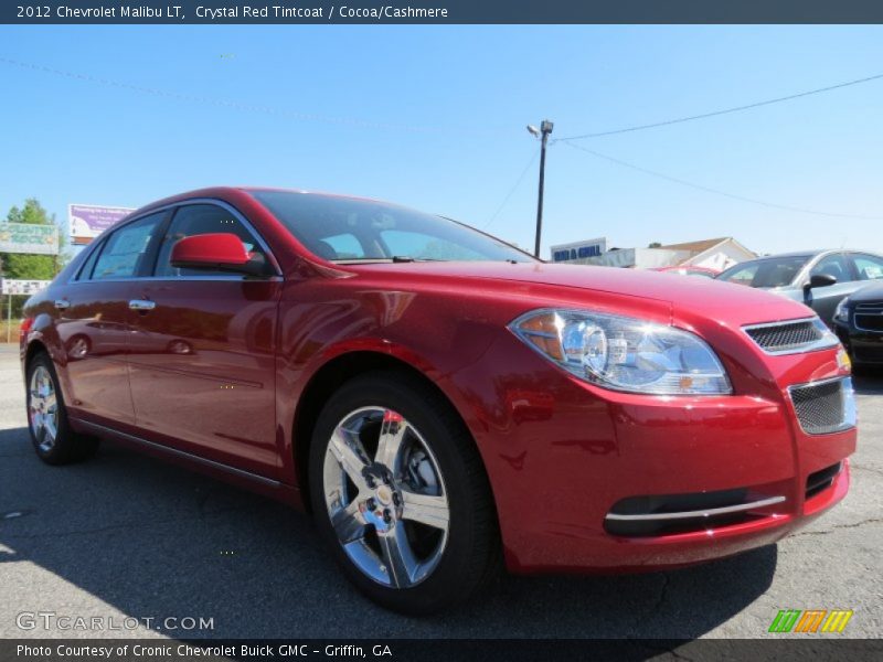 Crystal Red Tintcoat / Cocoa/Cashmere 2012 Chevrolet Malibu LT