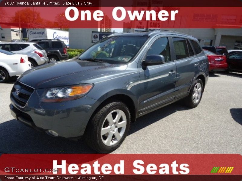 Slate Blue / Gray 2007 Hyundai Santa Fe Limited