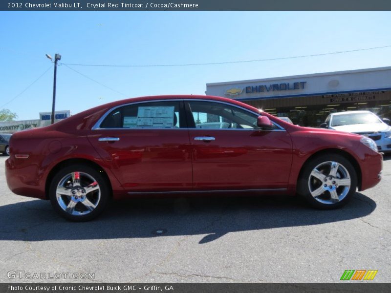 Crystal Red Tintcoat / Cocoa/Cashmere 2012 Chevrolet Malibu LT