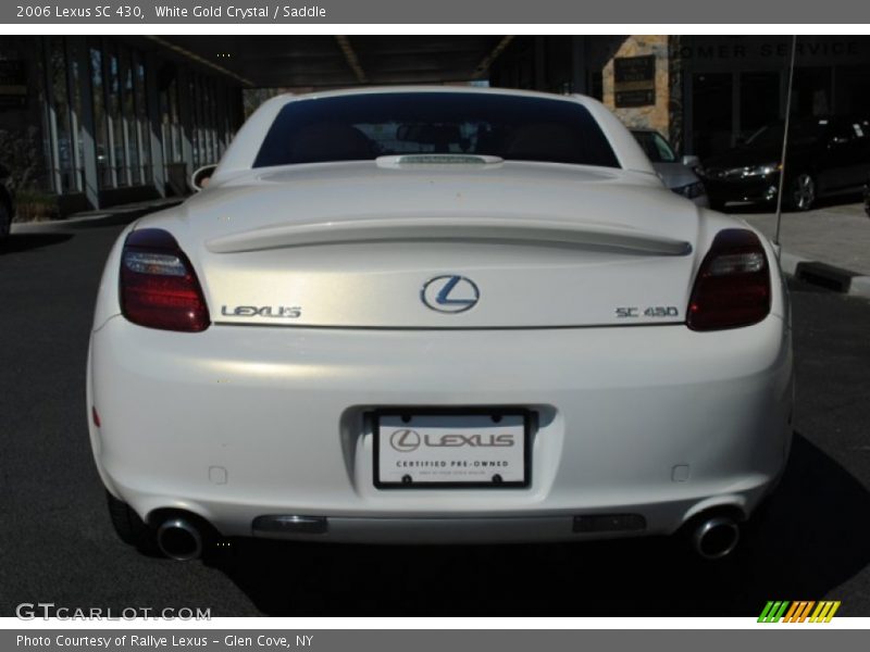 White Gold Crystal / Saddle 2006 Lexus SC 430