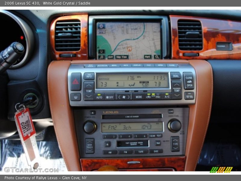 White Gold Crystal / Saddle 2006 Lexus SC 430