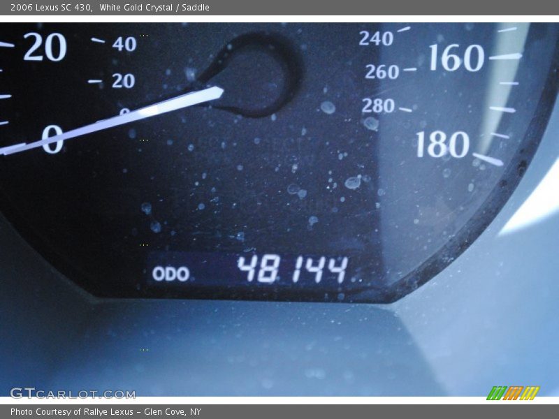 White Gold Crystal / Saddle 2006 Lexus SC 430