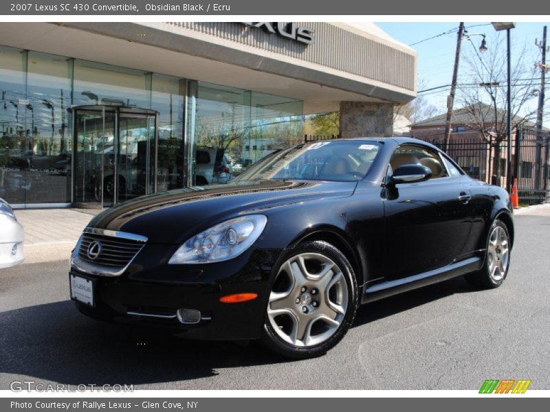 Obsidian Black / Ecru 2007 Lexus SC 430 Convertible