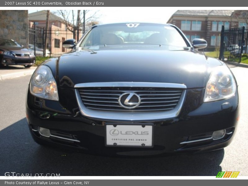 Obsidian Black / Ecru 2007 Lexus SC 430 Convertible