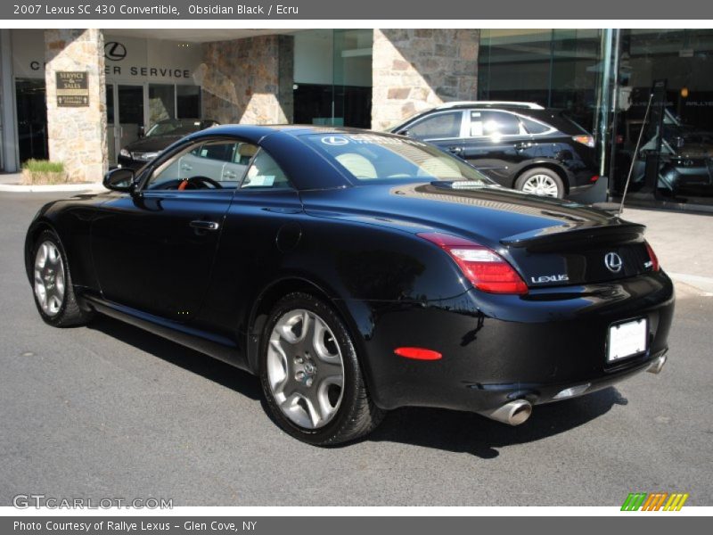 Obsidian Black / Ecru 2007 Lexus SC 430 Convertible