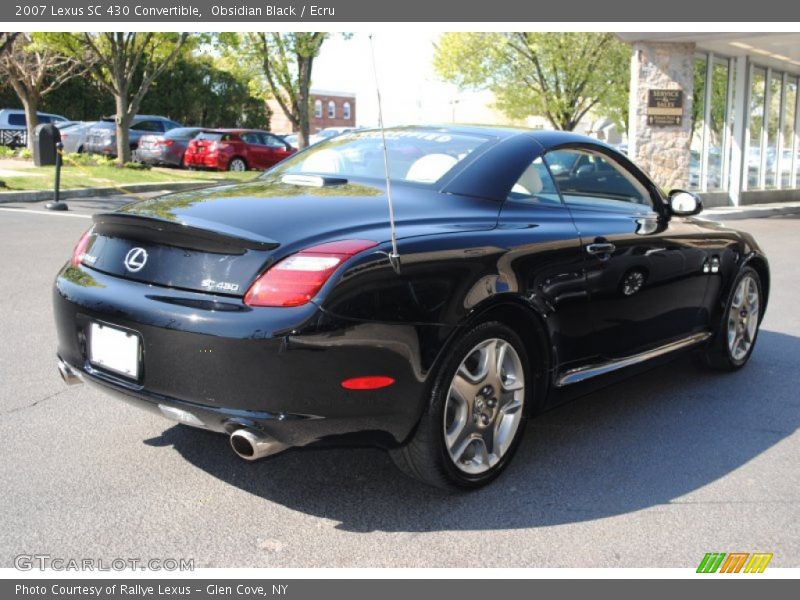 Obsidian Black / Ecru 2007 Lexus SC 430 Convertible