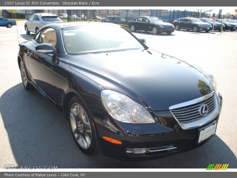 Obsidian Black / Ecru 2007 Lexus SC 430 Convertible