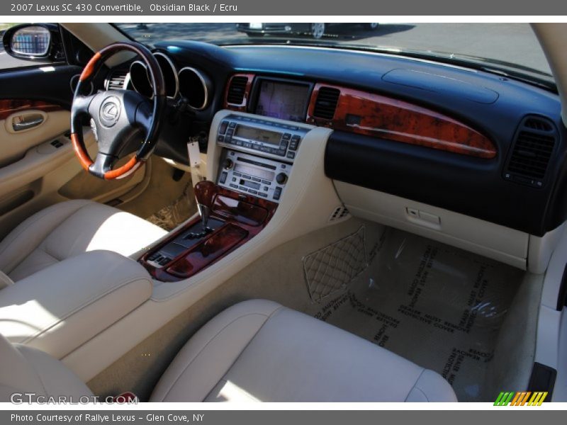 Obsidian Black / Ecru 2007 Lexus SC 430 Convertible