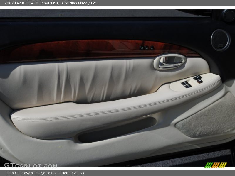 Obsidian Black / Ecru 2007 Lexus SC 430 Convertible