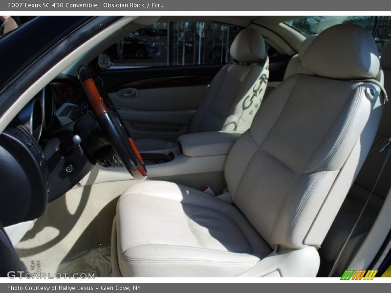 Obsidian Black / Ecru 2007 Lexus SC 430 Convertible