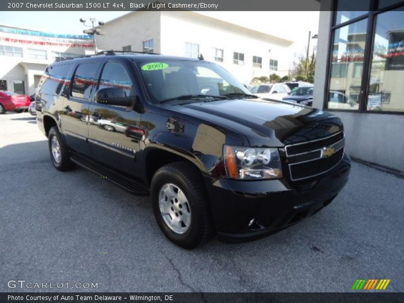 Black / Light Cashmere/Ebony 2007 Chevrolet Suburban 1500 LT 4x4