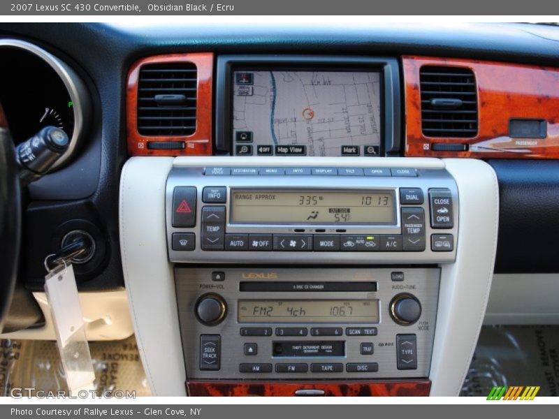 Obsidian Black / Ecru 2007 Lexus SC 430 Convertible