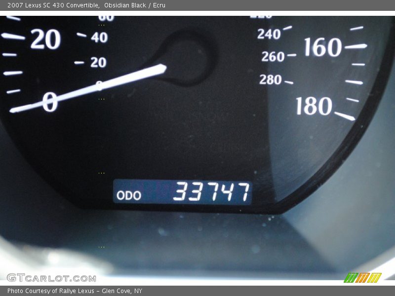 Obsidian Black / Ecru 2007 Lexus SC 430 Convertible