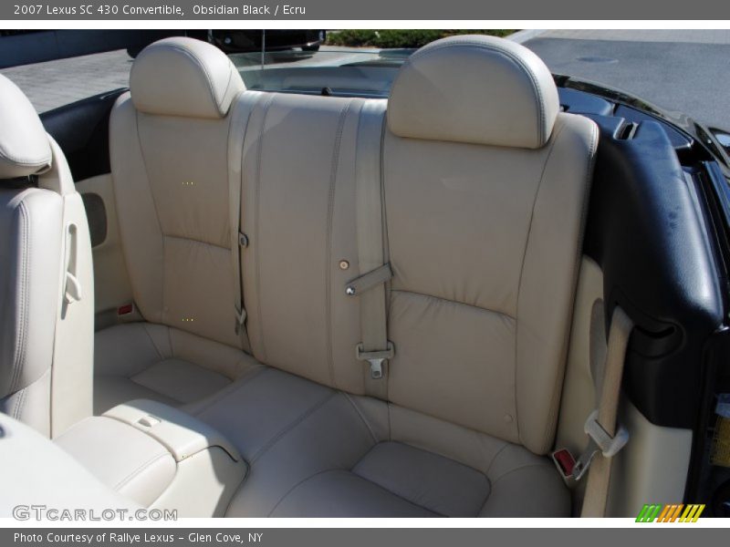 Obsidian Black / Ecru 2007 Lexus SC 430 Convertible
