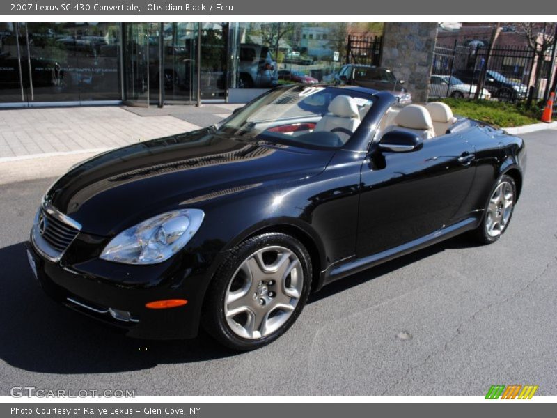 Obsidian Black / Ecru 2007 Lexus SC 430 Convertible