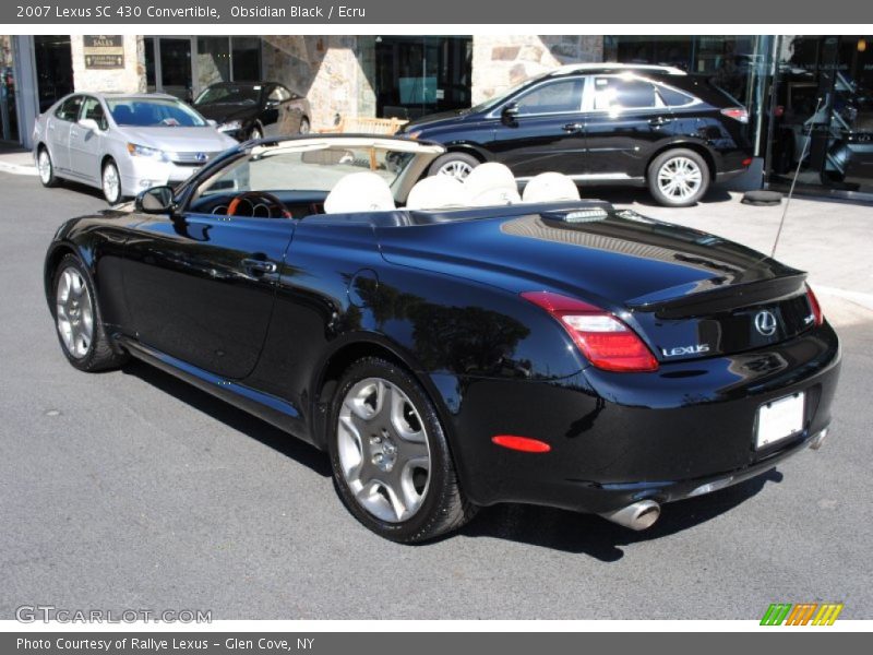 Obsidian Black / Ecru 2007 Lexus SC 430 Convertible