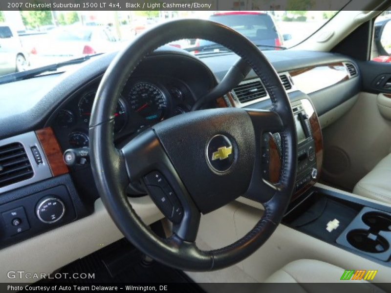 Black / Light Cashmere/Ebony 2007 Chevrolet Suburban 1500 LT 4x4