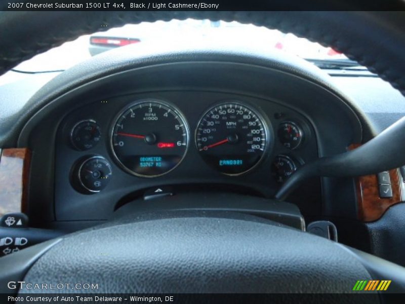 Black / Light Cashmere/Ebony 2007 Chevrolet Suburban 1500 LT 4x4