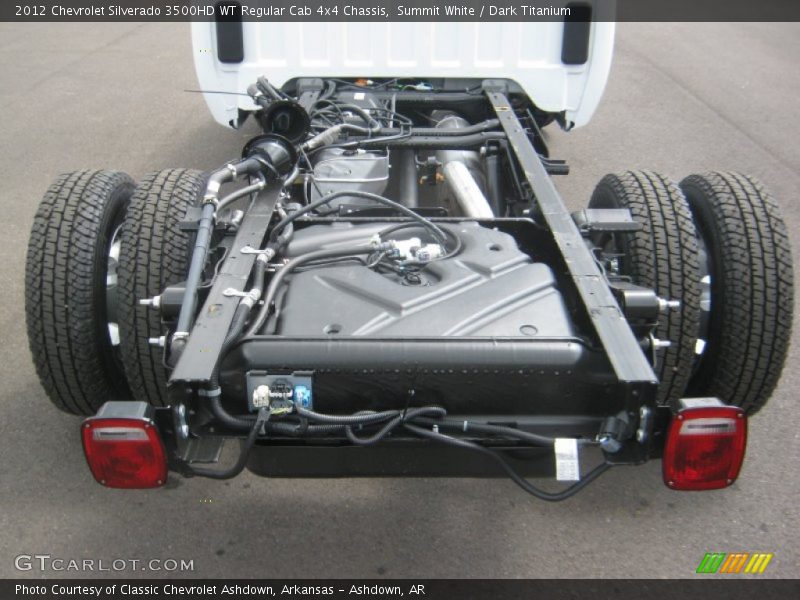 Summit White / Dark Titanium 2012 Chevrolet Silverado 3500HD WT Regular Cab 4x4 Chassis