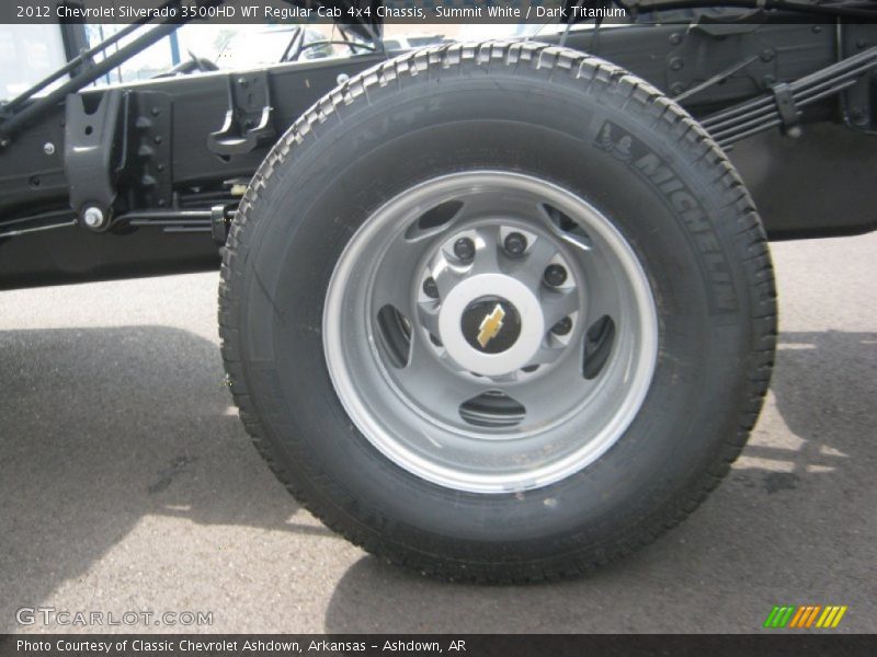 Summit White / Dark Titanium 2012 Chevrolet Silverado 3500HD WT Regular Cab 4x4 Chassis