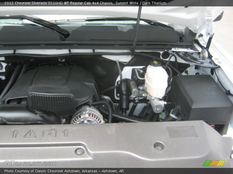 Summit White / Dark Titanium 2012 Chevrolet Silverado 3500HD WT Regular Cab 4x4 Chassis