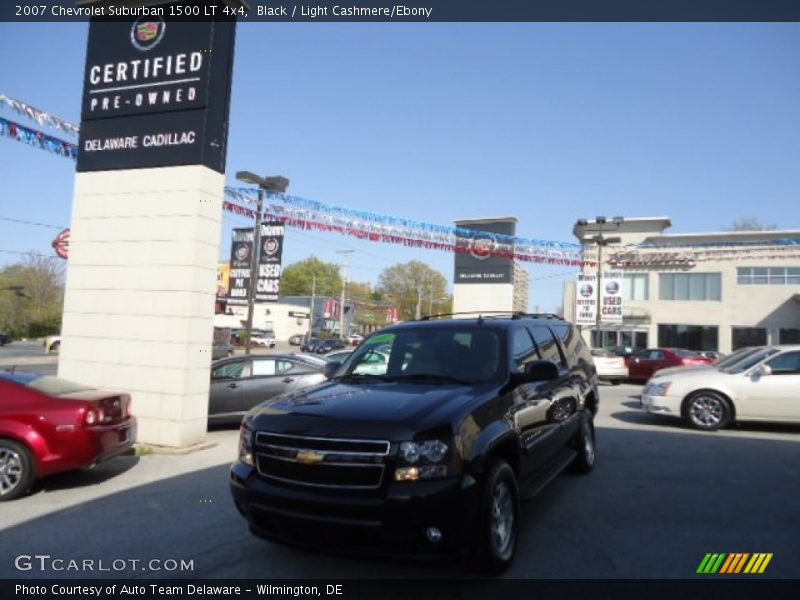 Black / Light Cashmere/Ebony 2007 Chevrolet Suburban 1500 LT 4x4