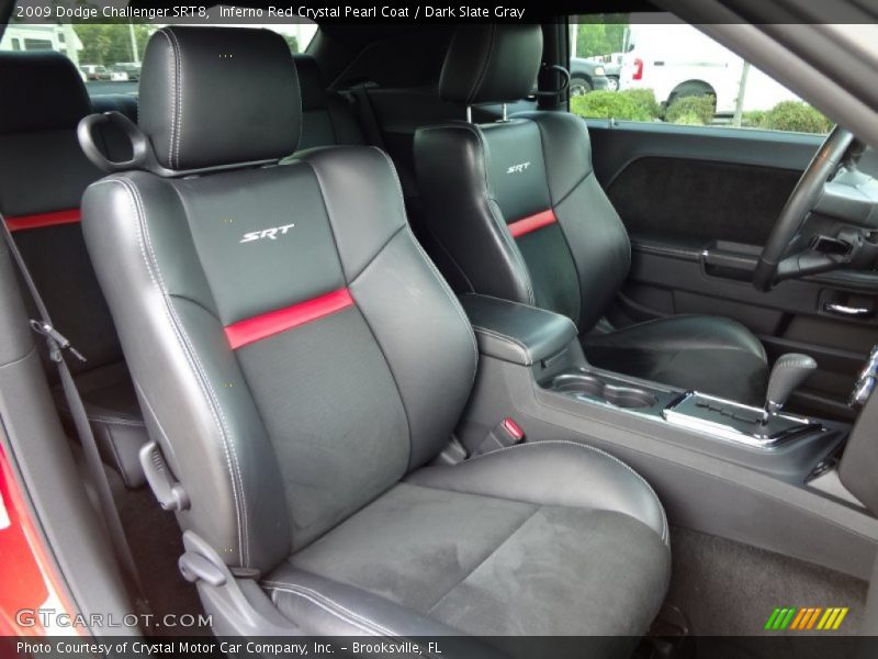 Inferno Red Crystal Pearl Coat / Dark Slate Gray 2009 Dodge Challenger SRT8