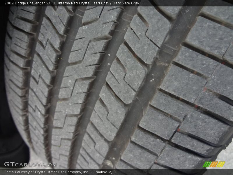 Inferno Red Crystal Pearl Coat / Dark Slate Gray 2009 Dodge Challenger SRT8