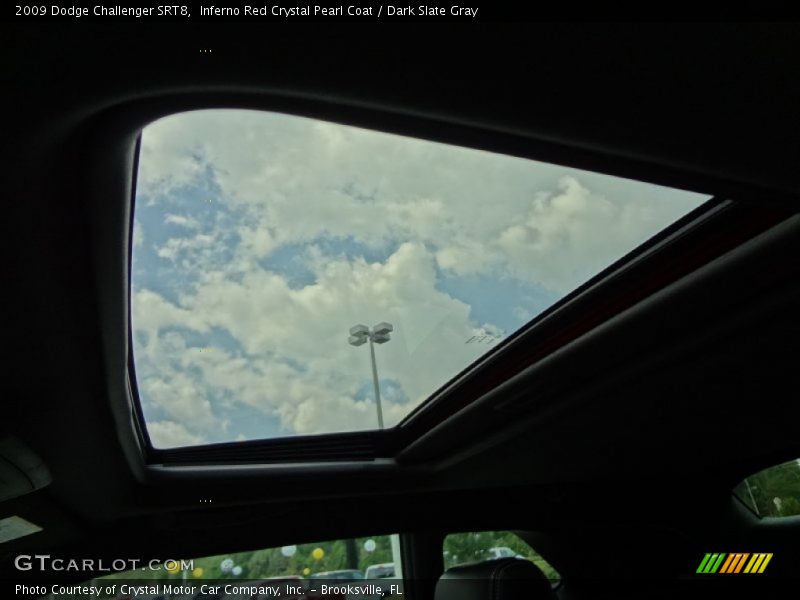 Inferno Red Crystal Pearl Coat / Dark Slate Gray 2009 Dodge Challenger SRT8