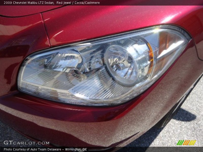 Red Jewel / Cocoa/Cashmere 2009 Chevrolet Malibu LTZ Sedan