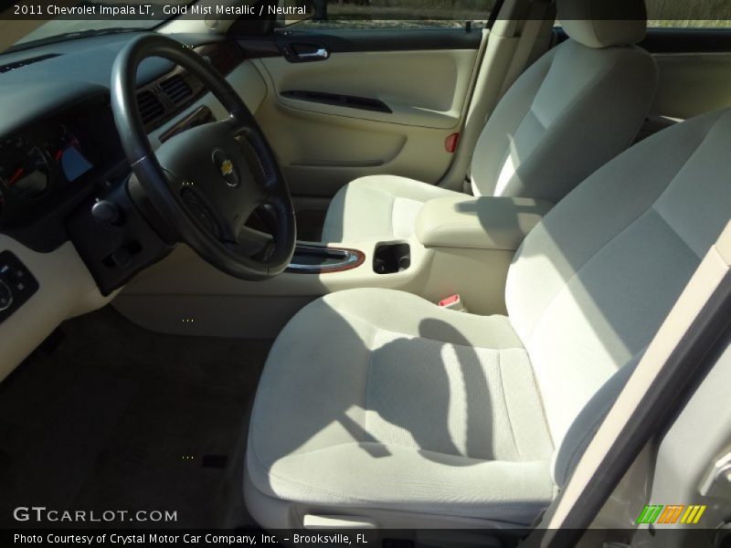 Gold Mist Metallic / Neutral 2011 Chevrolet Impala LT