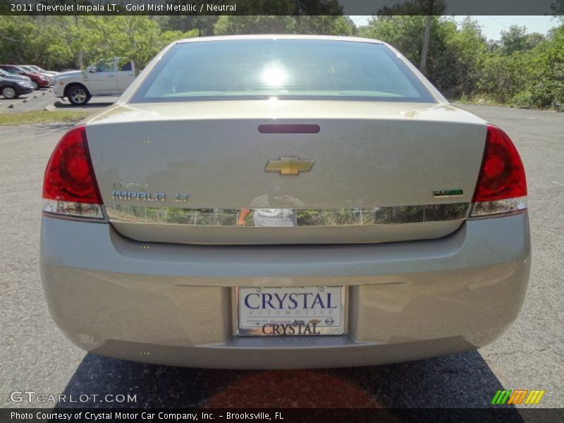 Gold Mist Metallic / Neutral 2011 Chevrolet Impala LT
