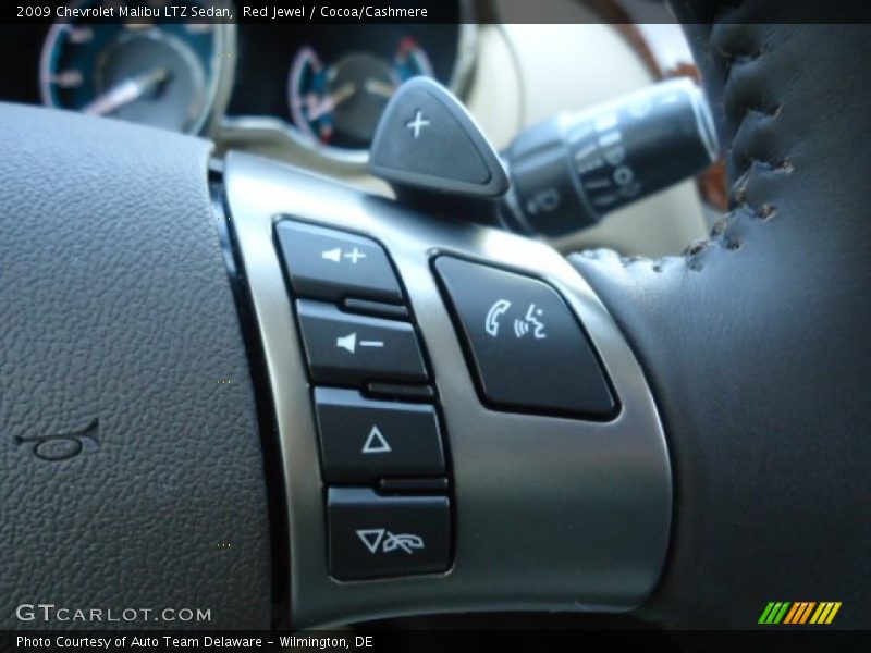 Red Jewel / Cocoa/Cashmere 2009 Chevrolet Malibu LTZ Sedan