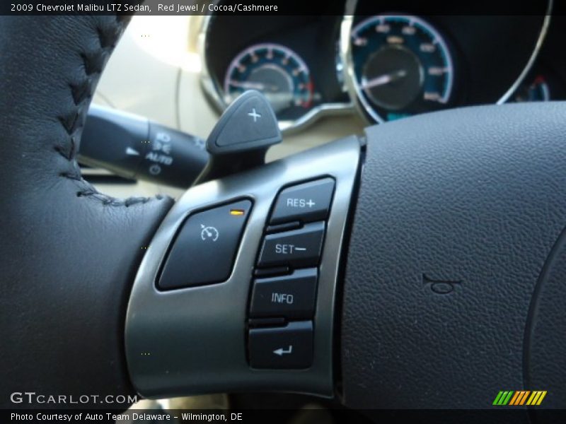 Red Jewel / Cocoa/Cashmere 2009 Chevrolet Malibu LTZ Sedan