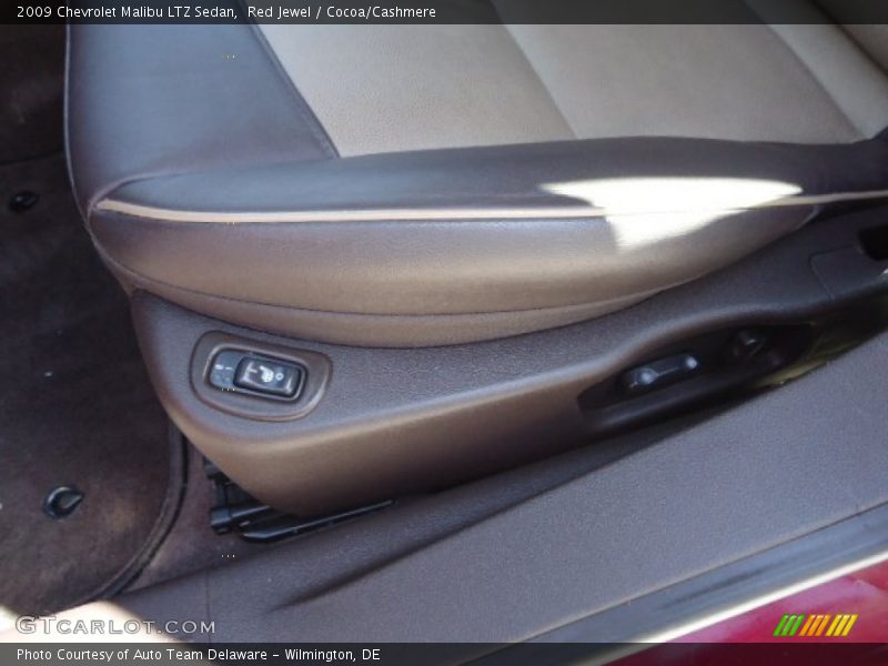 Red Jewel / Cocoa/Cashmere 2009 Chevrolet Malibu LTZ Sedan