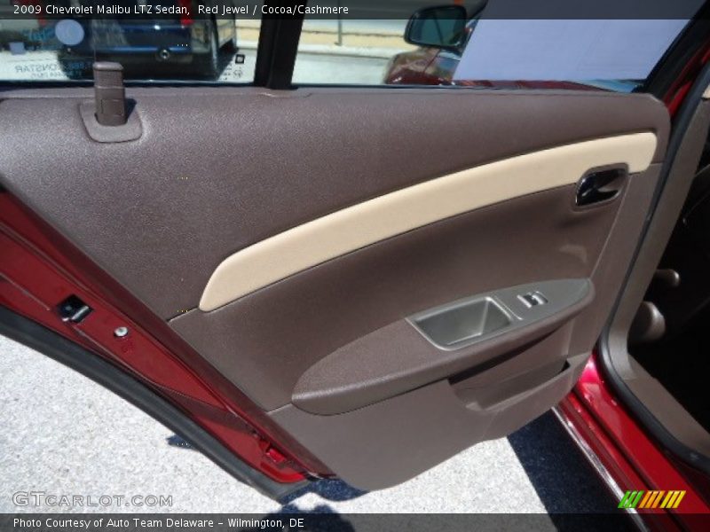 Red Jewel / Cocoa/Cashmere 2009 Chevrolet Malibu LTZ Sedan