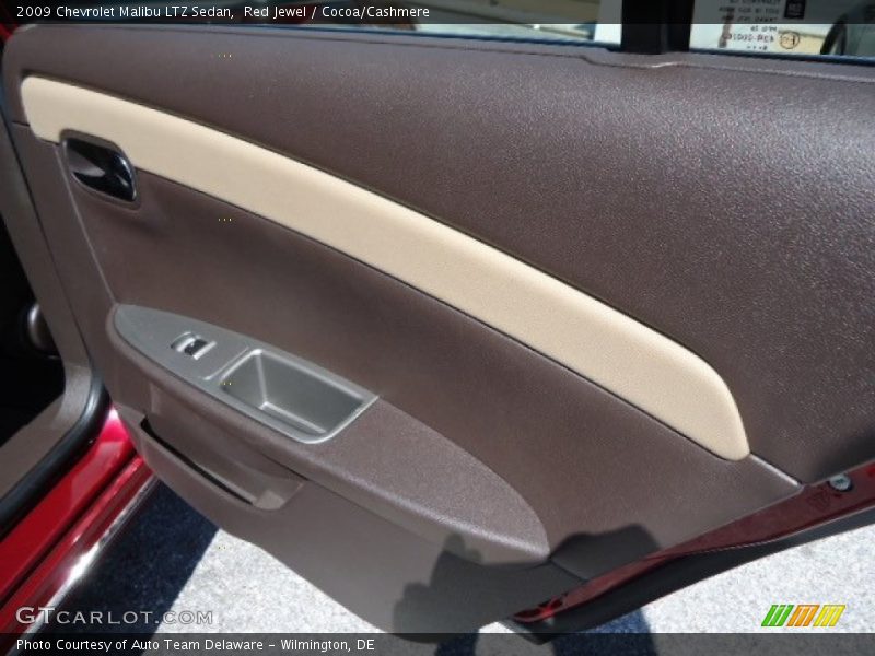 Red Jewel / Cocoa/Cashmere 2009 Chevrolet Malibu LTZ Sedan