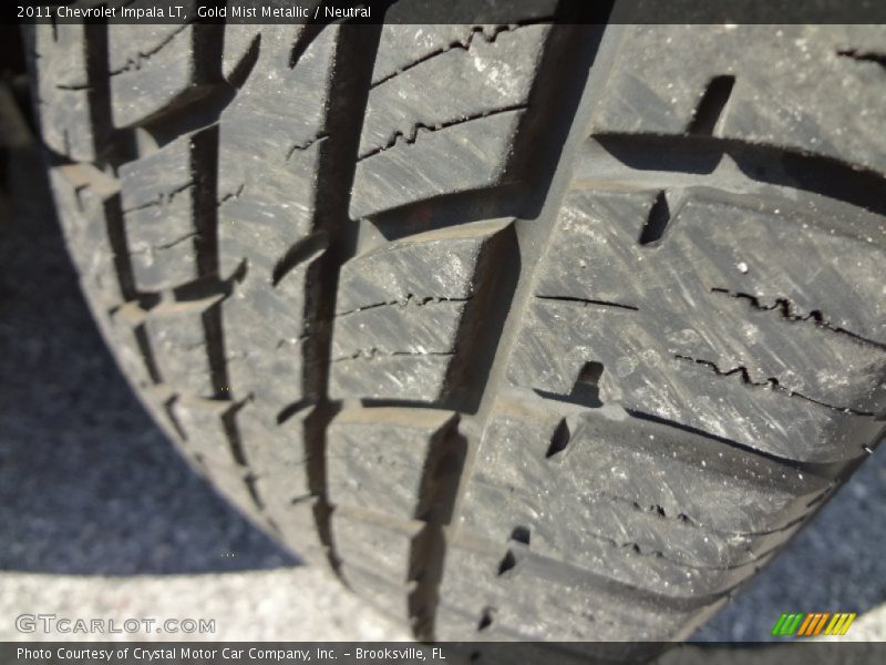 Gold Mist Metallic / Neutral 2011 Chevrolet Impala LT