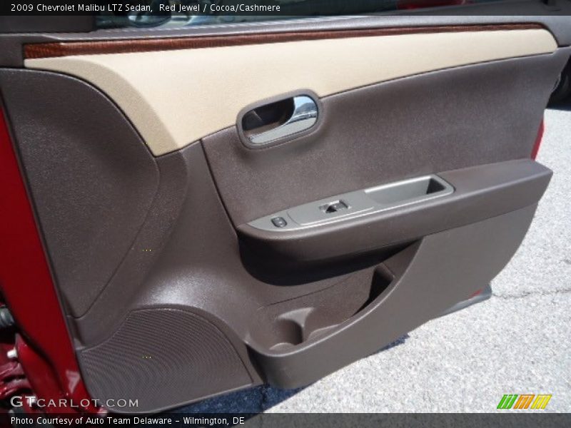 Red Jewel / Cocoa/Cashmere 2009 Chevrolet Malibu LTZ Sedan