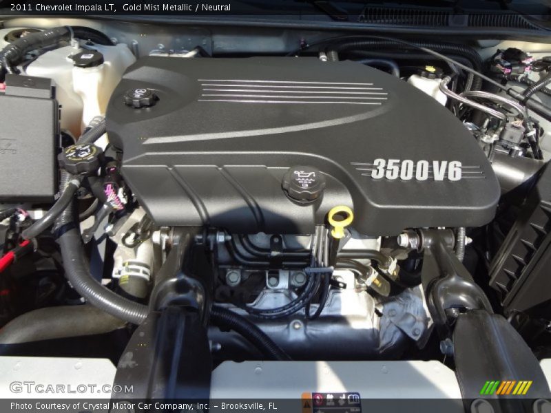 Gold Mist Metallic / Neutral 2011 Chevrolet Impala LT