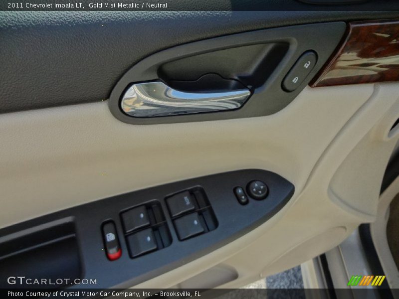 Gold Mist Metallic / Neutral 2011 Chevrolet Impala LT
