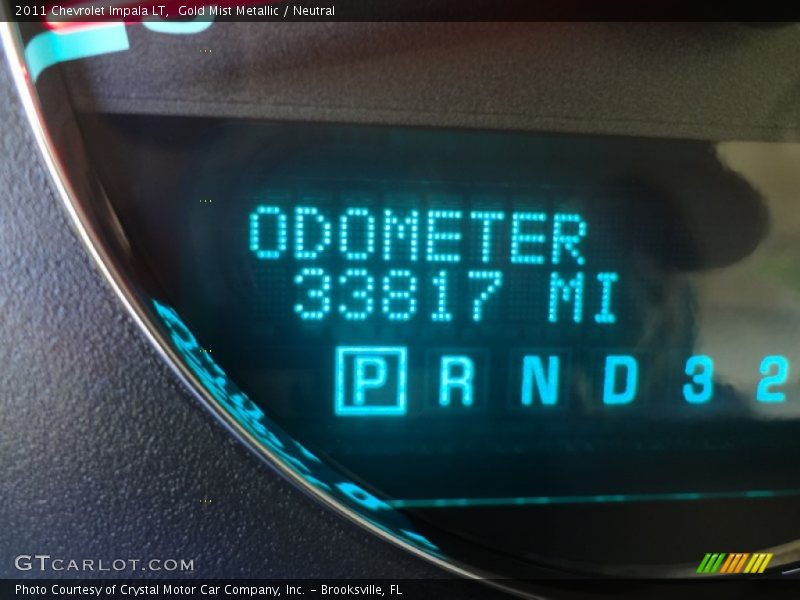Gold Mist Metallic / Neutral 2011 Chevrolet Impala LT